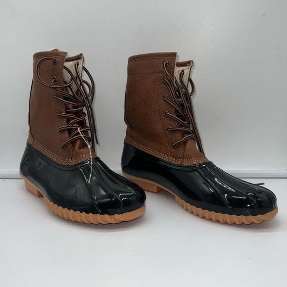 Sporto Woman’s Dakota Pebble Rubber Ducky Boots - Picture 3 of 9